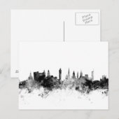 Carte Postale Skyline écossaise de Glasgow (Devant / Derrière)