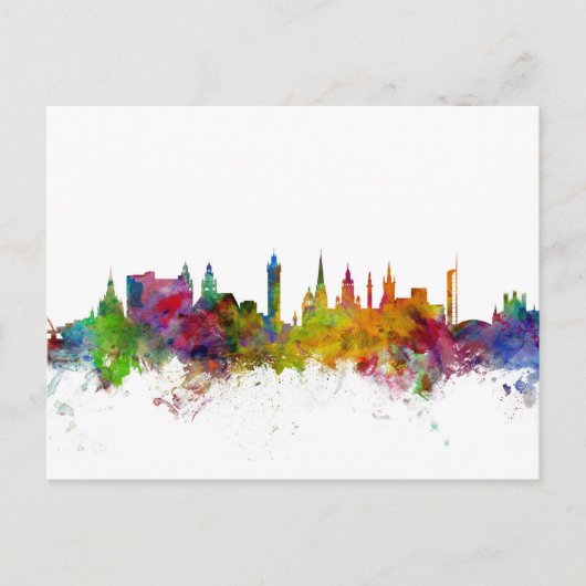 Carte Postale Skyline écossaise de Glasgow (Devant)