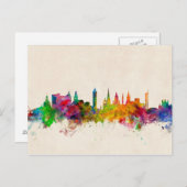Carte Postale Skyline écossaise de Glasgow (Devant / Derrière)