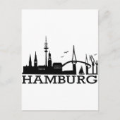 Carte Postale Skyline Hamburg (Devant)