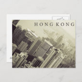 Carte Postale Skyline Hong Kong (Devant / Derrière)