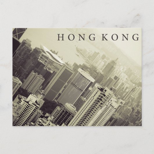 Carte Postale Skyline Hong Kong (Devant)