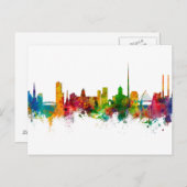 Carte Postale Skyline Irlande de Dublin (Devant / Derrière)