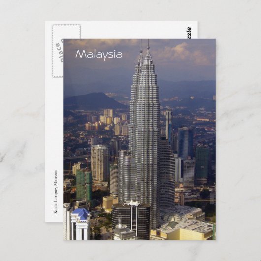 Carte Postale skyline kl malay (Devant / Derrière)