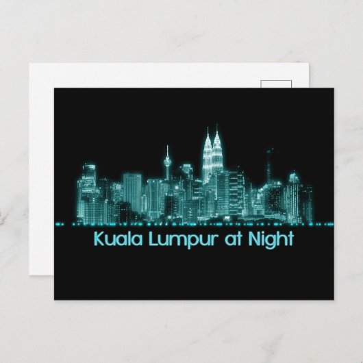 Carte Postale Skyline Kuala Lumpur (Devant / Derrière)