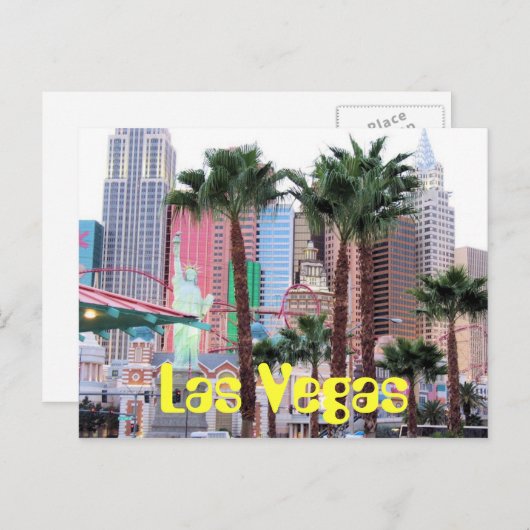 Carte Postale Skyline Las Vegas (Devant / Derrière)