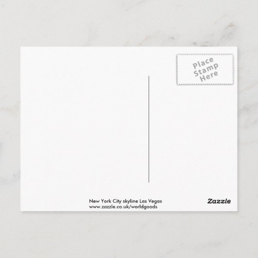 Carte Postale Skyline Las Vegas (Dos)