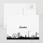 Carte Postale Skyline Londres (Devant / Derrière)