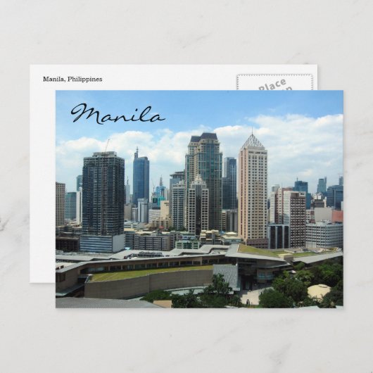 Carte Postale skyline makati (Devant / Derrière)