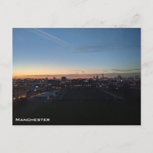 Carte Postale Skyline Manchester (Devant)