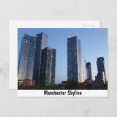 Carte Postale Skyline Manchester (Devant / Derrière)
