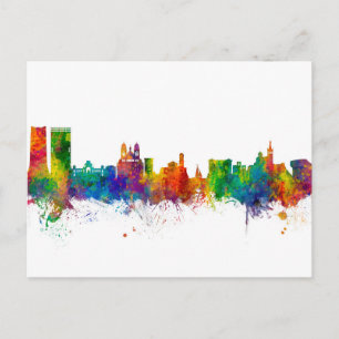 Carte Postale Skyline Marseille France