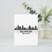 Carte Postale Skyline Maryland Baltimore (Debout devant)