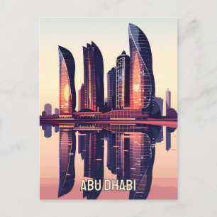 Carte Postale Skyline moderne d'Abu Dhabi