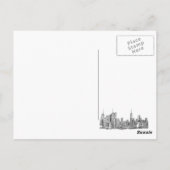 Carte postale Skyline New York (Dos)