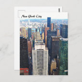 Carte postale Skyline New York (Devant / Derrière)
