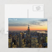 Carte Postale Skyline new-yorkais (Devant / Derrière)