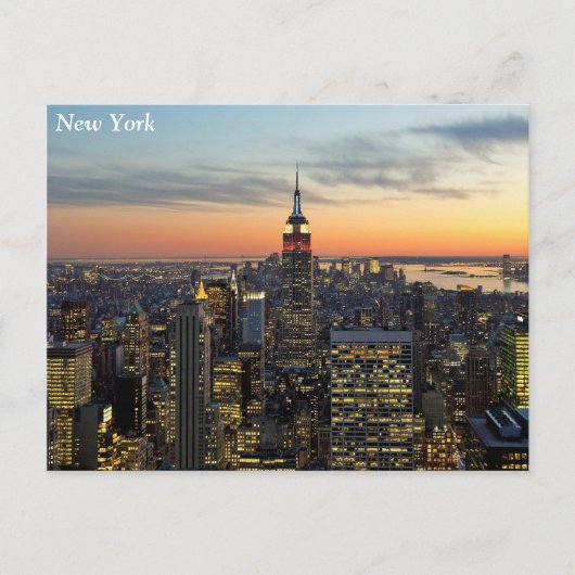 Carte Postale Skyline new-yorkais (Devant)