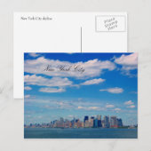 Carte Postale skyline nyc (Devant / Derrière)