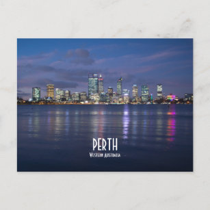 Carte Postale Skyline Perth City