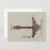 Carte Postale Skyline Rotterdam (Devant / Derrière)