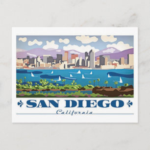 Carte Postale Skyline San Diego