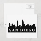 Carte Postale Skyline San Diego (Devant / Derrière)