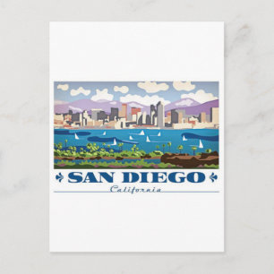 Carte Postale Skyline San Diego
