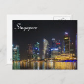 Carte Postale Skyline Singapour pittoresque (Devant / Derrière)