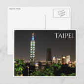 Carte Postale skyline taipei 101 (Devant / Derrière)