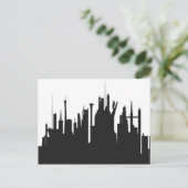 Carte Postale Skyline urbain futuriste (Debout devant)