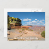 Carte Postale Skywalk du Grand Canyon (Devant / Derrière)
