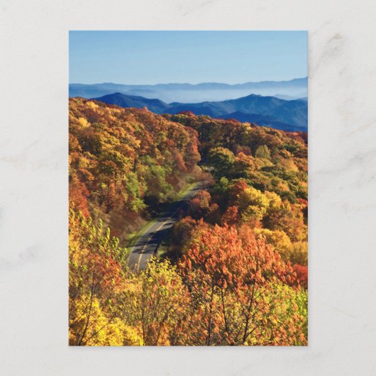 Carte Postale skyway de cherohala (Devant)