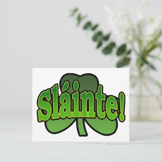 Carte postale Slainte (Debout devant)