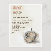 Carte Postale Sleep In A Box Art Poetry Postcard (Devant)