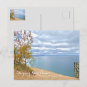 CARTE POSTALE SLEEPING BEAR DUNES/VIEW OF LAKE MICHIGAN (Devant / Derrière)