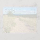 Carte Postale Sleepy Bear Trail Lake Supérieur, Dunes d'Ours Sle (Dos)