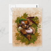 Carte postale Sleepy Brownie (Devant / Derrière)