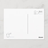 Carte postale Sleepy Bunny Stewie (Dos)