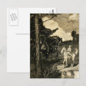 Carte Postale Sleepy Hollow : Un Horseman de grandes dimensions (Devant / Derrière)