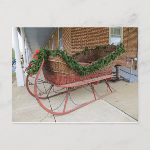 Carte Postale Sleigh Décoré. Le Carroll County Farm Museum
