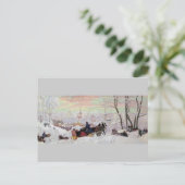 Carte Postale Sleigh Ride Russe (Debout devant)