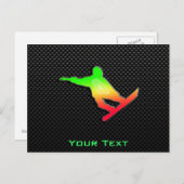 Carte Postale Slek Snowboard (Devant / Derrière)