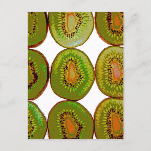 Carte Postale Slices Kiwi