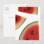 Carte Postale Slices of Watermelon (Devant / Derrière)