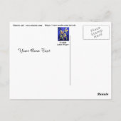 Carte Postale Slipper de la dame de Paphiopedilum (Dos)