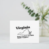 Carte Postale Slogan de l'État de Virginie (Debout devant)