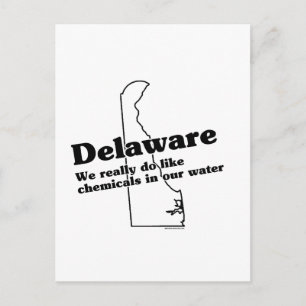 Carte Postale Slogan de l'État du Delaware