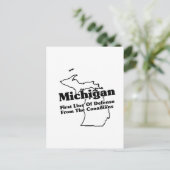 Carte Postale Slogan de l'État du Michigan (Debout devant)