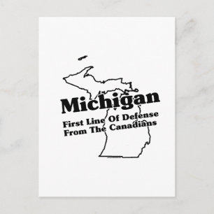 Carte Postale Slogan de l'État du Michigan